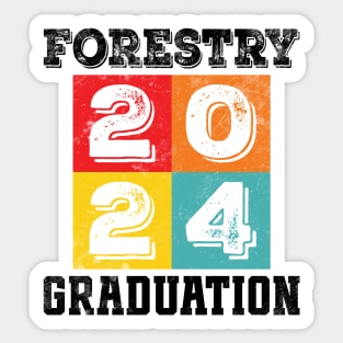 Forestry 2024 Graduation Sticker